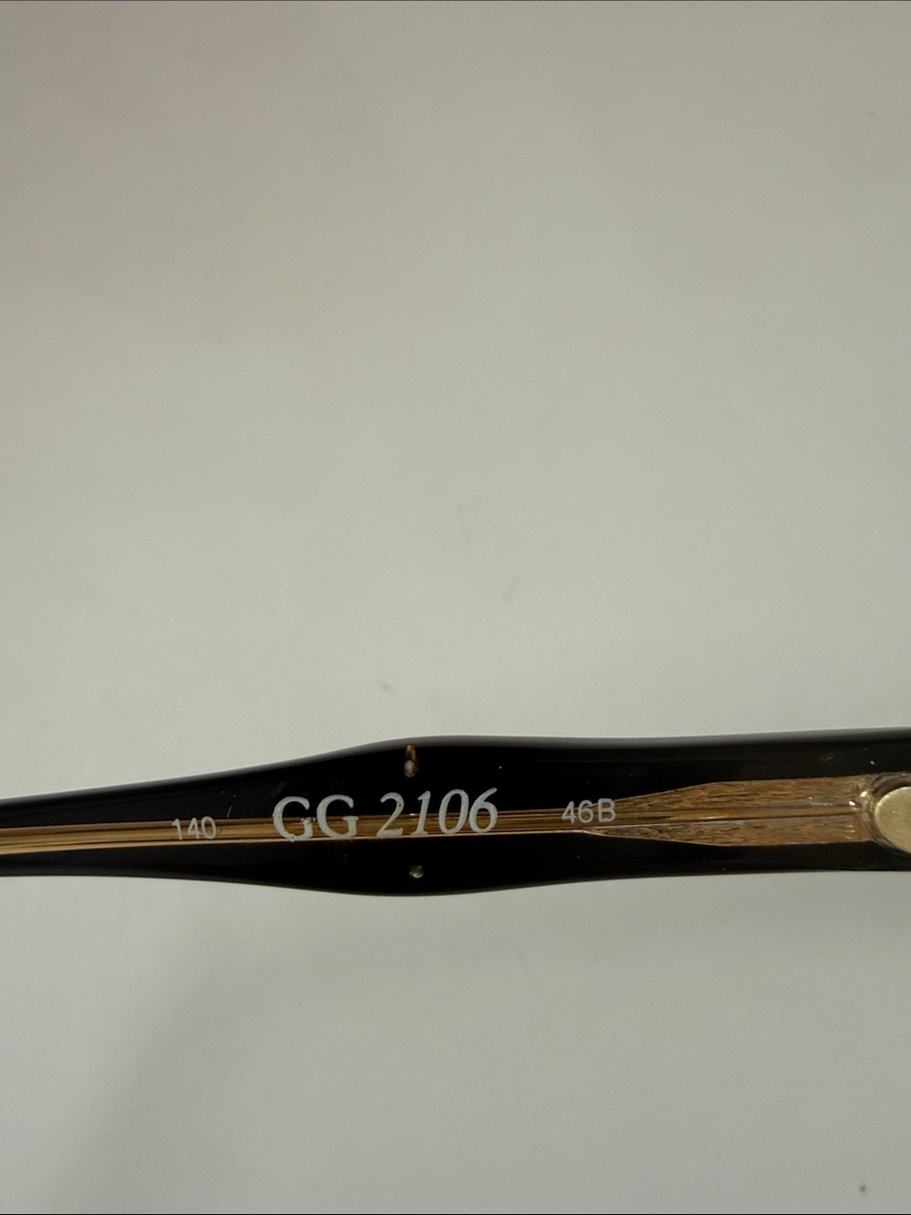 Gucci Eyeglasses Vintage GG2106 46B 57 Made in Italy Excellent Condition - Picture 6 of 11
